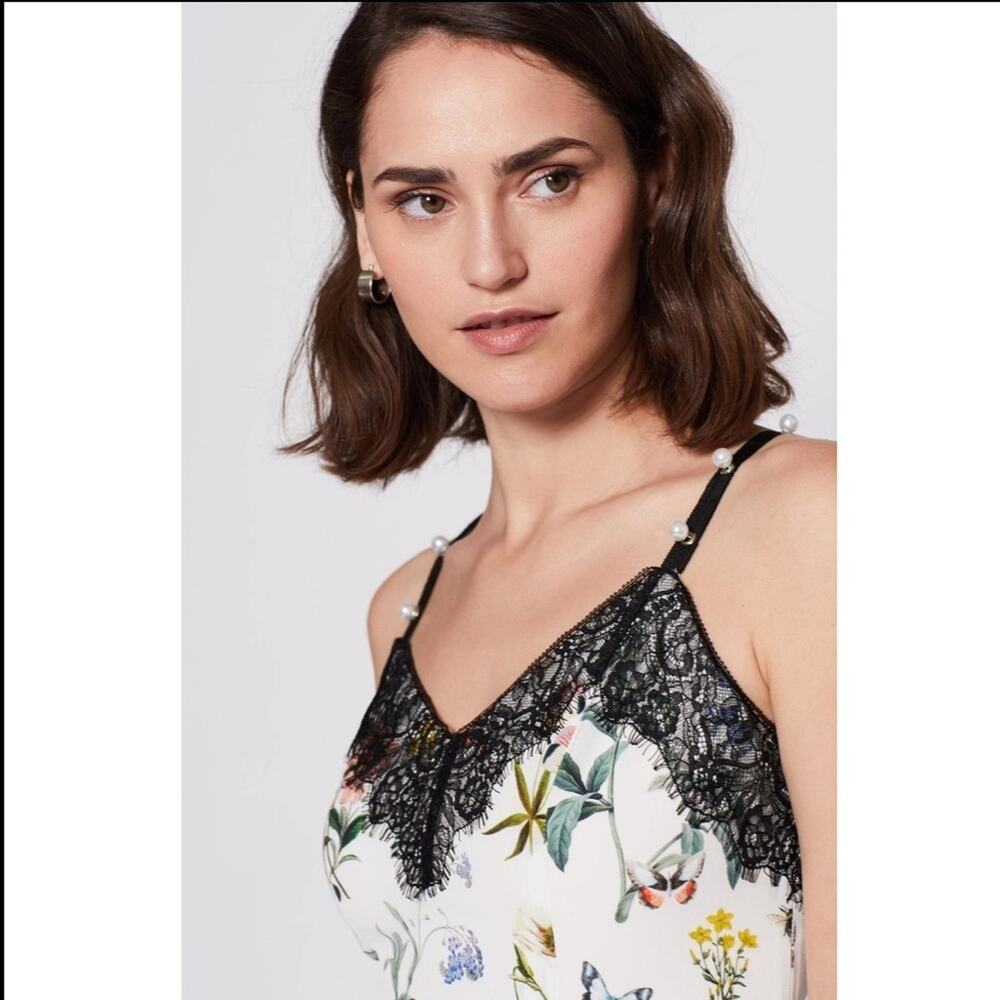 Joie | Onelia Porcelain Butterfly Dress NWT Size 10 - Picture 6 of 16